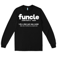 Black funcle definition Long Sleeve Tee - artisFamous