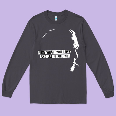 Charles Bukowski Long Sleeve Tee Designed By Artisfamous