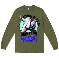 Army Green chris farley   matt foley nostalgia Long Sleeve Tee - artisFamous