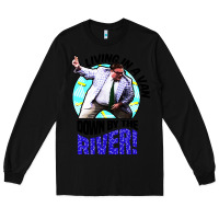 Black chris farley   matt foley nostalgia Long Sleeve Tee - artisFamous