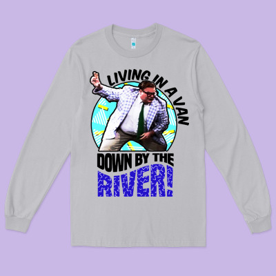 Chris Farley   Matt Foley Nostalgia Long Sleeve Tee Designed By Artisfamous