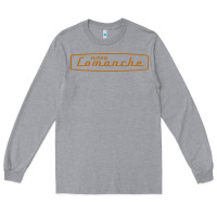 Heather Grey comanche piper Long Sleeve Tee - artisFamous