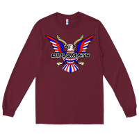 Burgundy diplomats music Long Sleeve Tee - artisFamous