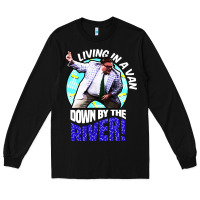 Black chris farley   matt foley nostalgia Long Sleeve Tee - artisFamous