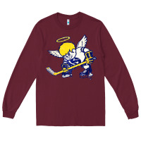 Burgundy fighting saints Long Sleeve Tee - artisFamous