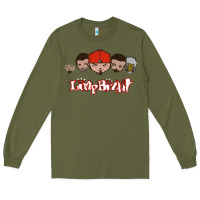 Army Green Limp Bizkit Essential Long Sleeve Tee - artisFamous