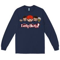 Navy Limp Bizkit Essential Long Sleeve Tee - artisFamous