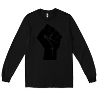Black fist Long Sleeve Tee - artisFamous