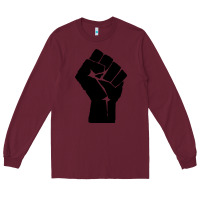 Burgundy fist Long Sleeve Tee - artisFamous