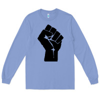 Colony Blue fist Long Sleeve Tee - artisFamous
