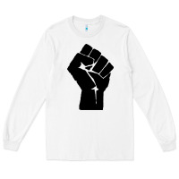 White fist Long Sleeve Tee - artisFamous