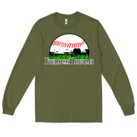 Army Green field of dreams Long Sleeve Tee - artisFamous