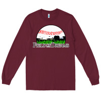 Burgundy field of dreams Long Sleeve Tee - artisFamous