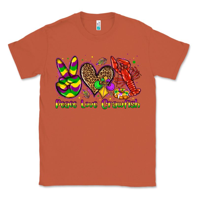 Peace Love Crawfish Olivia Classic Tee by OliviaCreatesArt | Teevron