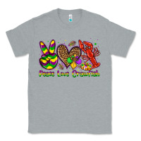 Heather Grey peace love crawfish olivia Classic Tee - OliviaCreatesArt