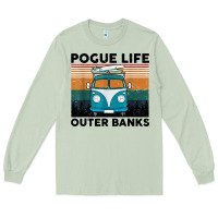 Matcha pogue life outer banks retro vintage Long Sleeve Tee - artisFamous
