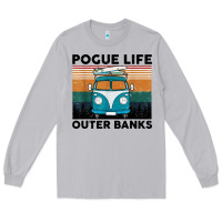 Pogue Life Outer Banks Retro Vintage Long Sleeve Tee | Teevron