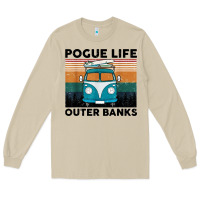 Mushroom pogue life outer banks retro vintage Long Sleeve Tee - artisFamous