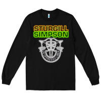 Black Sturgill Simpson De Oppresso Liber Long Sleeve Tee - artisFamous