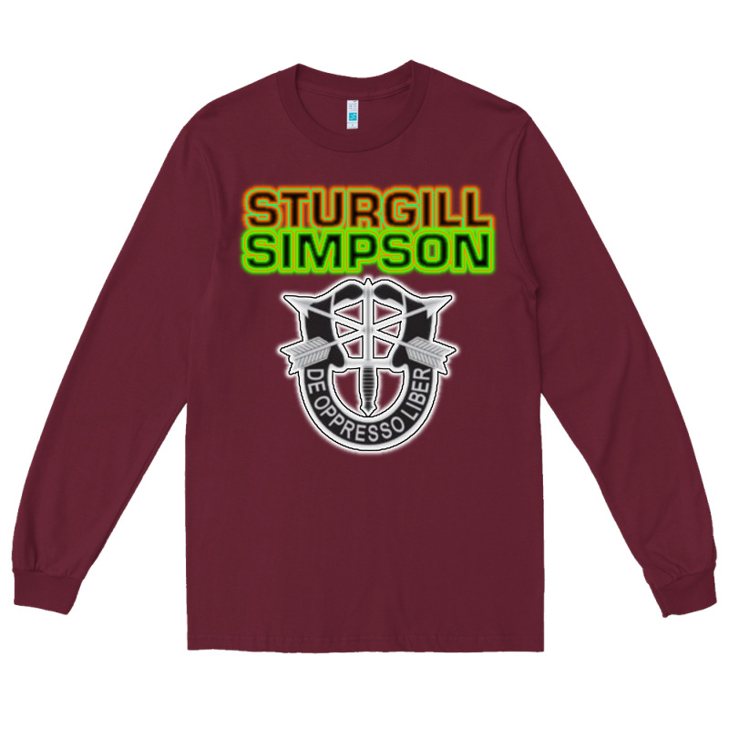 Sturgill Simpson De Oppresso Liber Long Sleeve Tee by artisFamous | Teevron