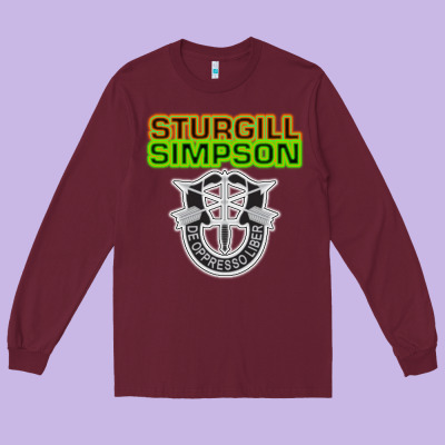 Sturgill Simpson De Oppresso Liber Long Sleeve Tee Designed By Artisfamous