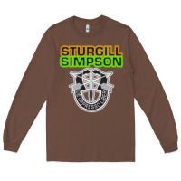Chestnut Sturgill Simpson De Oppresso Liber Long Sleeve Tee - artisFamous