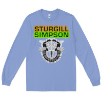 Colony Blue Sturgill Simpson De Oppresso Liber Long Sleeve Tee - artisFamous