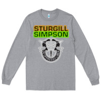 Heather Grey Sturgill Simpson De Oppresso Liber Long Sleeve Tee - artisFamous