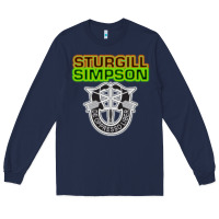Navy Sturgill Simpson De Oppresso Liber Long Sleeve Tee - artisFamous