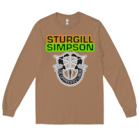 Toasted Coconut Sturgill Simpson De Oppresso Liber Long Sleeve Tee - artisFamous