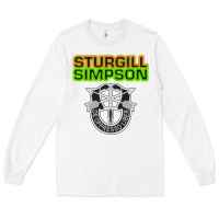White Sturgill Simpson De Oppresso Liber Long Sleeve Tee - artisFamous
