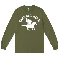 Army Green camp half blood Long Sleeve Tee - artisFamous