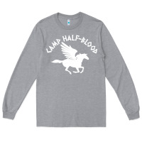 Heather Grey camp half blood Long Sleeve Tee - artisFamous