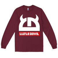 Burgundy little devil Long Sleeve Tee - artisFamous