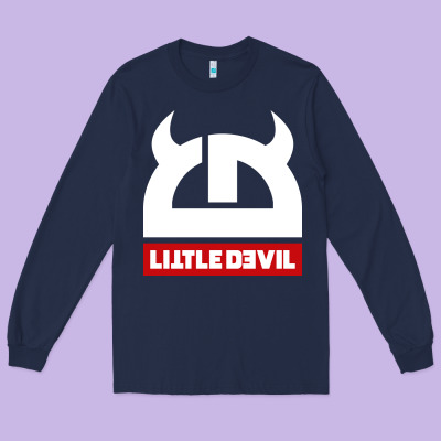 Little Devil Long Sleeve Tee Designed By Artisfamous