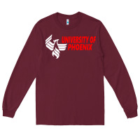Burgundy university of phoenix Long Sleeve Tee - artisFamous