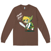 Chestnut i’m not zelda Long Sleeve Tee - artisFamous