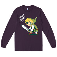 Plum i’m not zelda Long Sleeve Tee - artisFamous