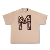 Burro name footballcow print letter m Urban Heavy Tee - CowhideDigitalArt