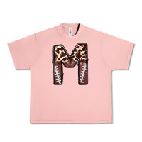 Salmon name footballcow print letter m Urban Heavy Tee - CowhideDigitalArt