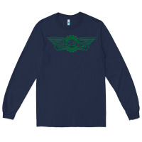 Navy wingstop Long Sleeve Tee - artisFamous