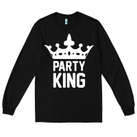 Black party king Long Sleeve Tee - artisFamous