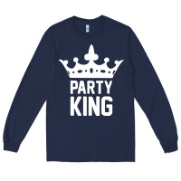 Navy party king Long Sleeve Tee - artisFamous