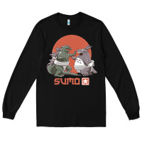Black sumo pop Long Sleeve Tee - artisFamous
