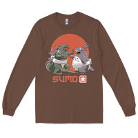 Chestnut sumo pop Long Sleeve Tee - artisFamous