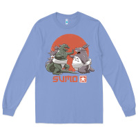 Colony Blue sumo pop Long Sleeve Tee - artisFamous