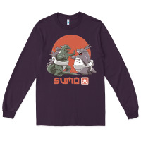 Plum sumo pop Long Sleeve Tee - artisFamous