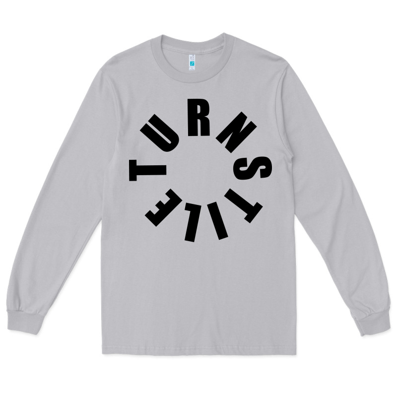 Turnstile Black On White Long Sleeve Tee by artisFamous | Teevron