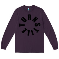 Plum TURNSTILE BLACK ON WHITE Long Sleeve Tee - artisFamous