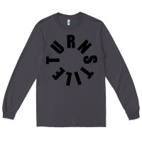 Smoke TURNSTILE BLACK ON WHITE Long Sleeve Tee - artisFamous